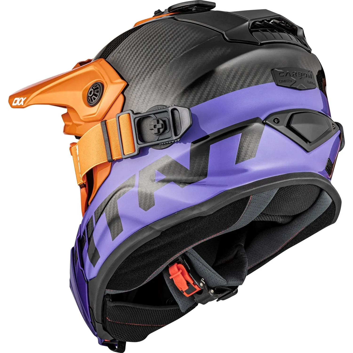 CKX Titan Air Flow Stalwart Carbon Trail and Backcountry Helmet with 210° Goggles