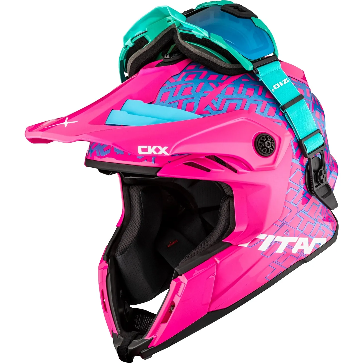 CKX Titan Roar Air Flow Backcountry Helmet with 210° Goggles