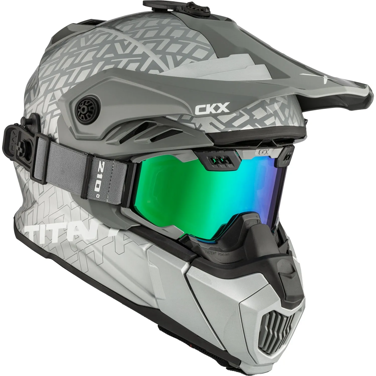 CKX Titan Roar Air Flow Backcountry Helmet with 210° Goggles