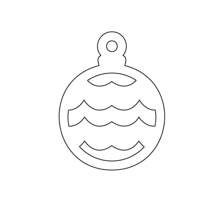 Classic Bauble Duo  - 4 Pair Set -  Christmas Acrylic Shapes