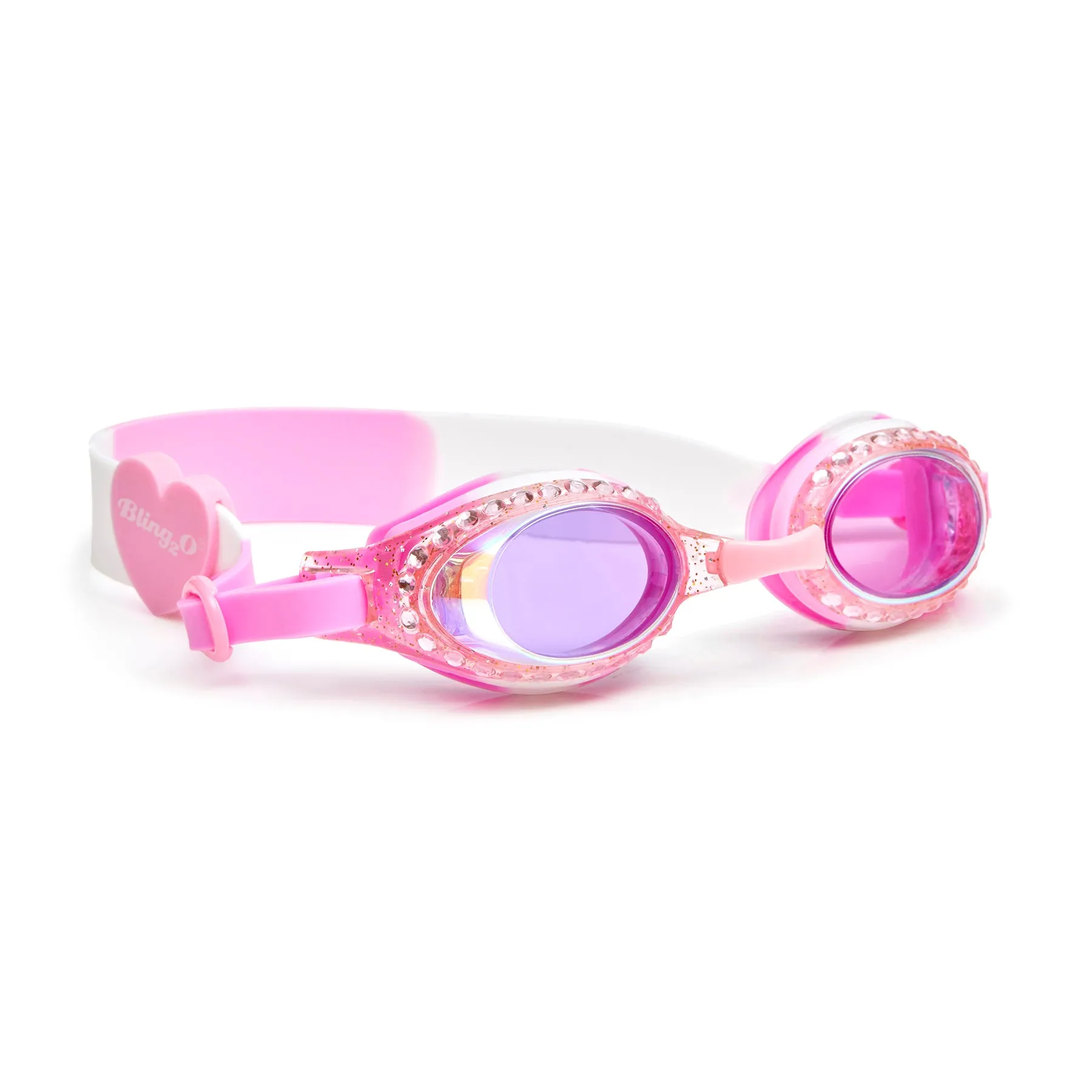 Classic White Cherry Blossom Swim Goggles