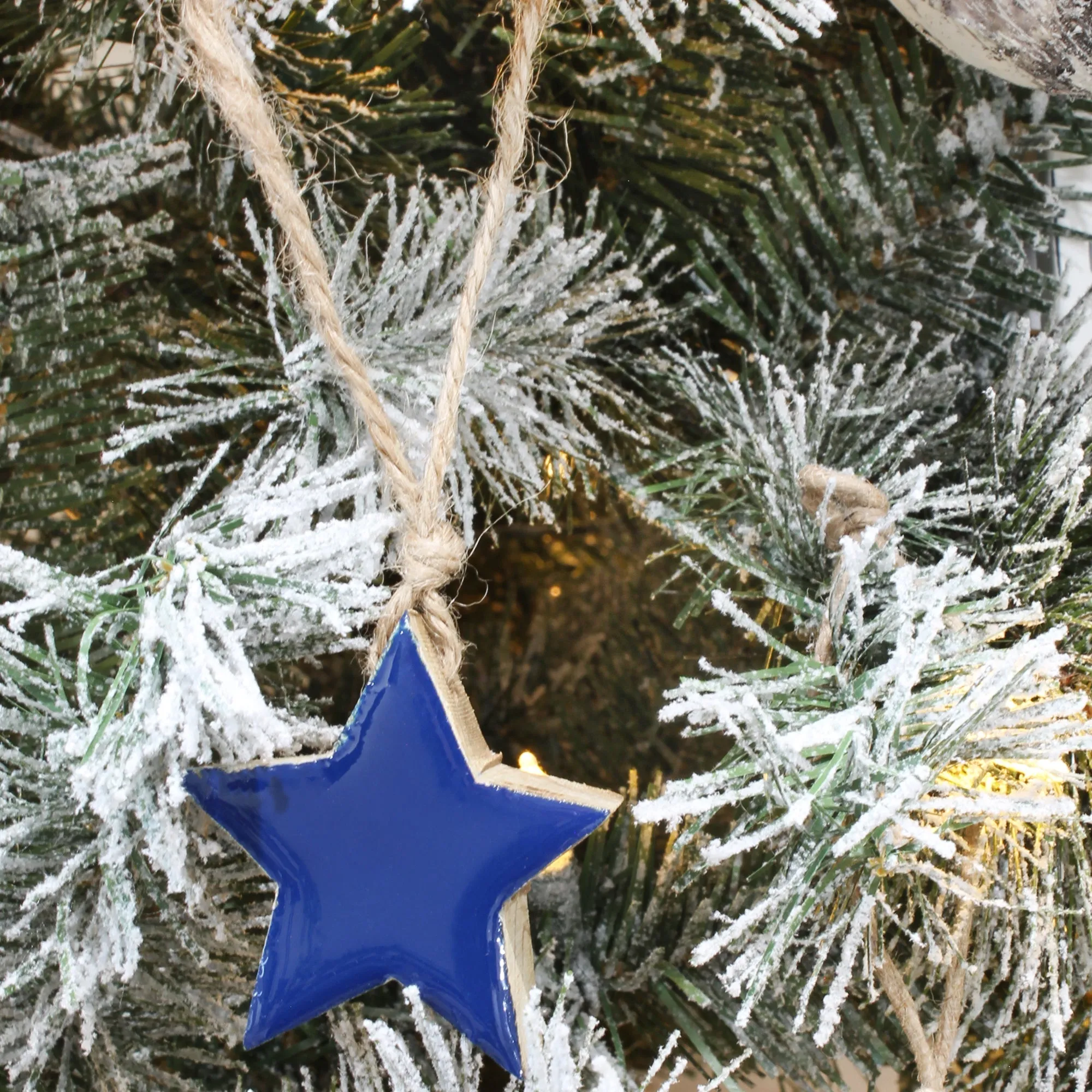 Colored Enamel Christmas Ornaments (12-Pack)
