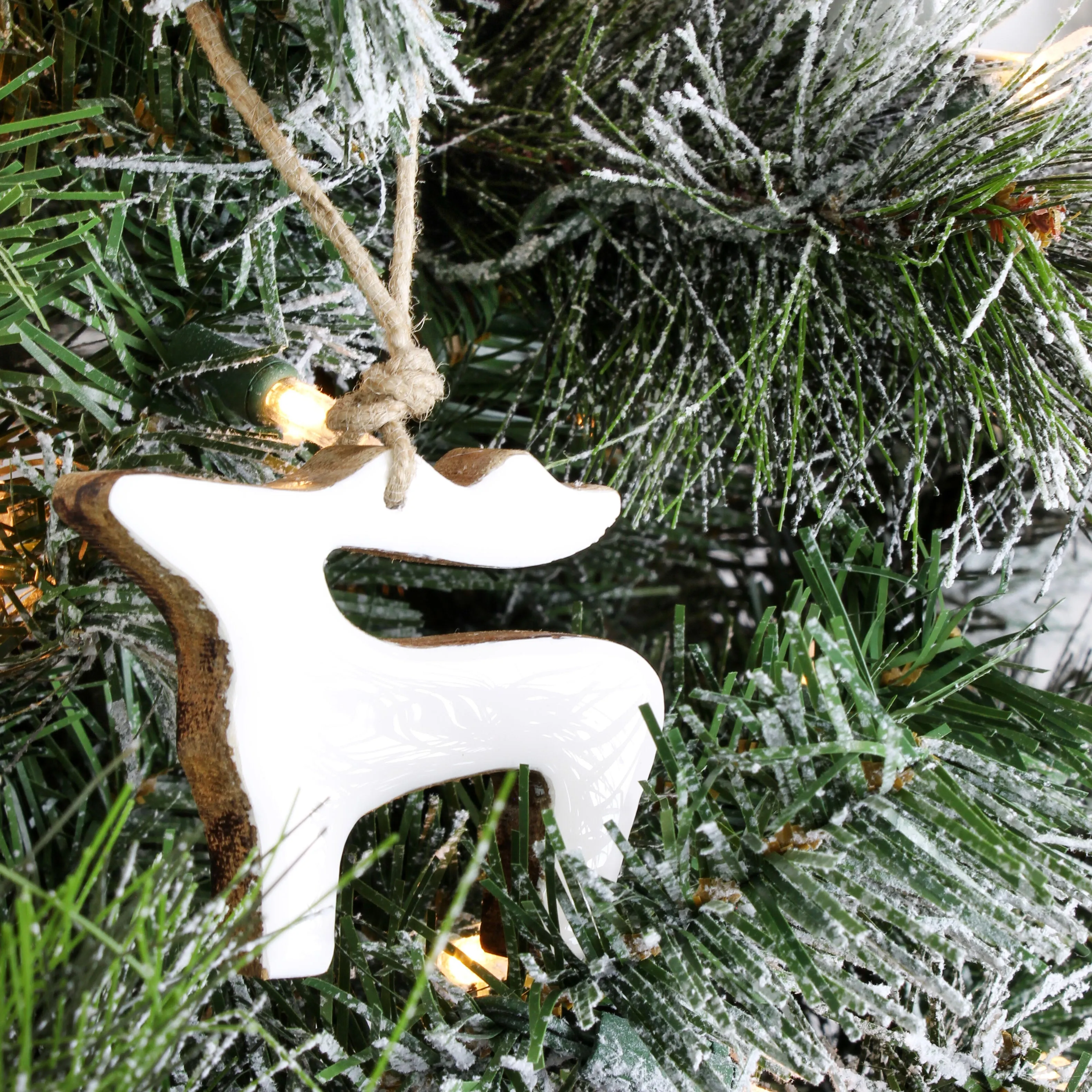Colored Enamel Christmas Ornaments (12-Pack)