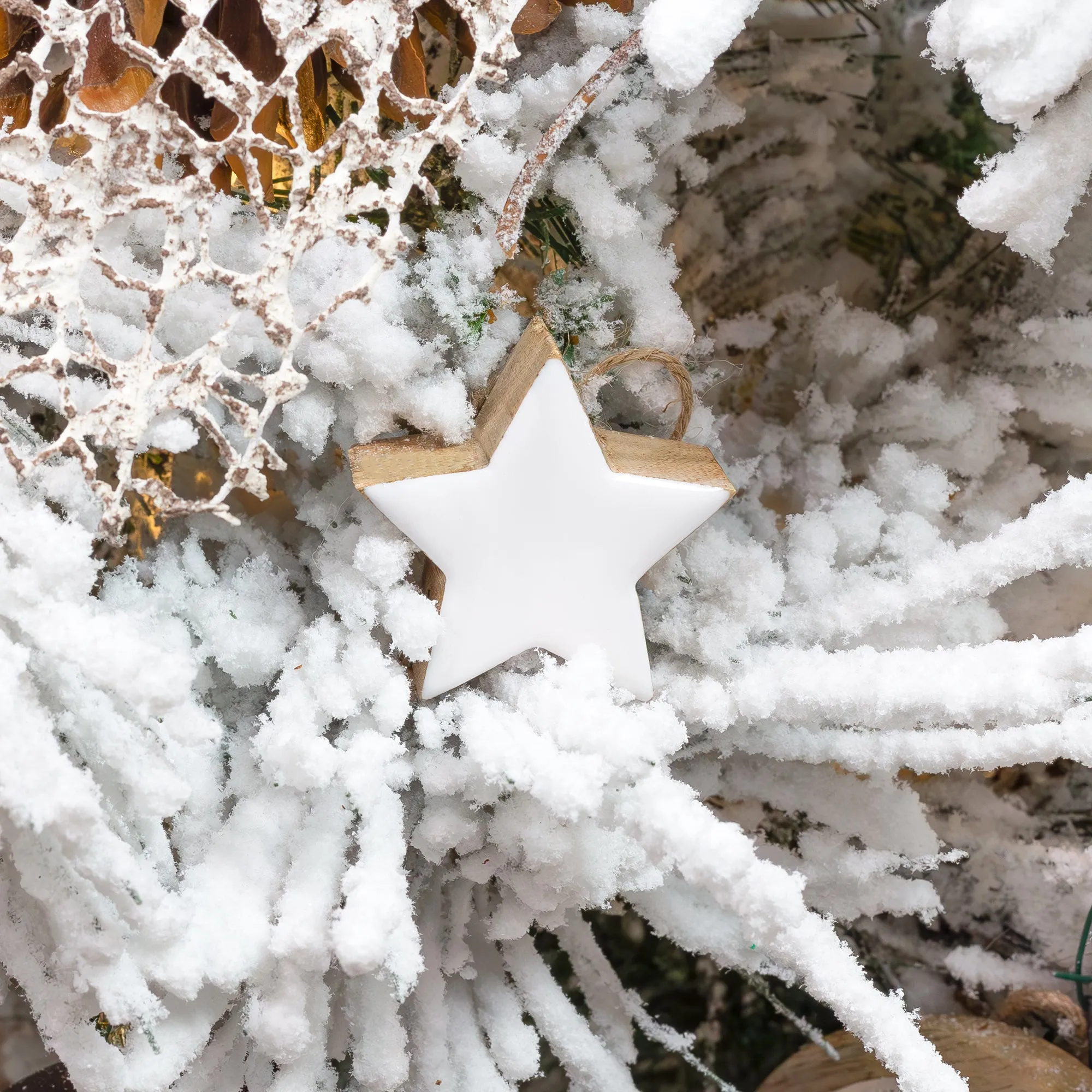 Colored Enamel Christmas Ornaments (12-Pack)