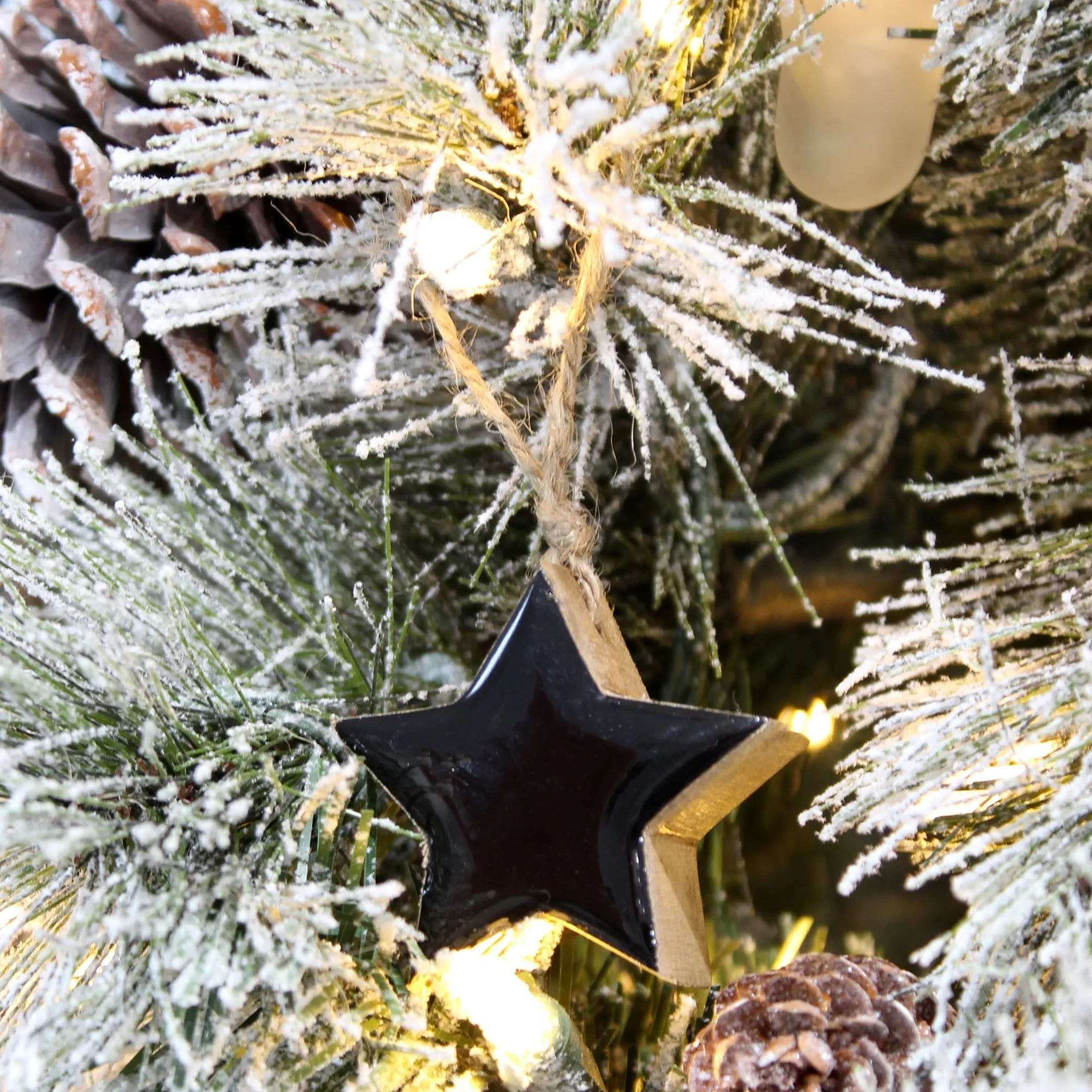 Colored Enamel Christmas Ornaments (12-Pack)