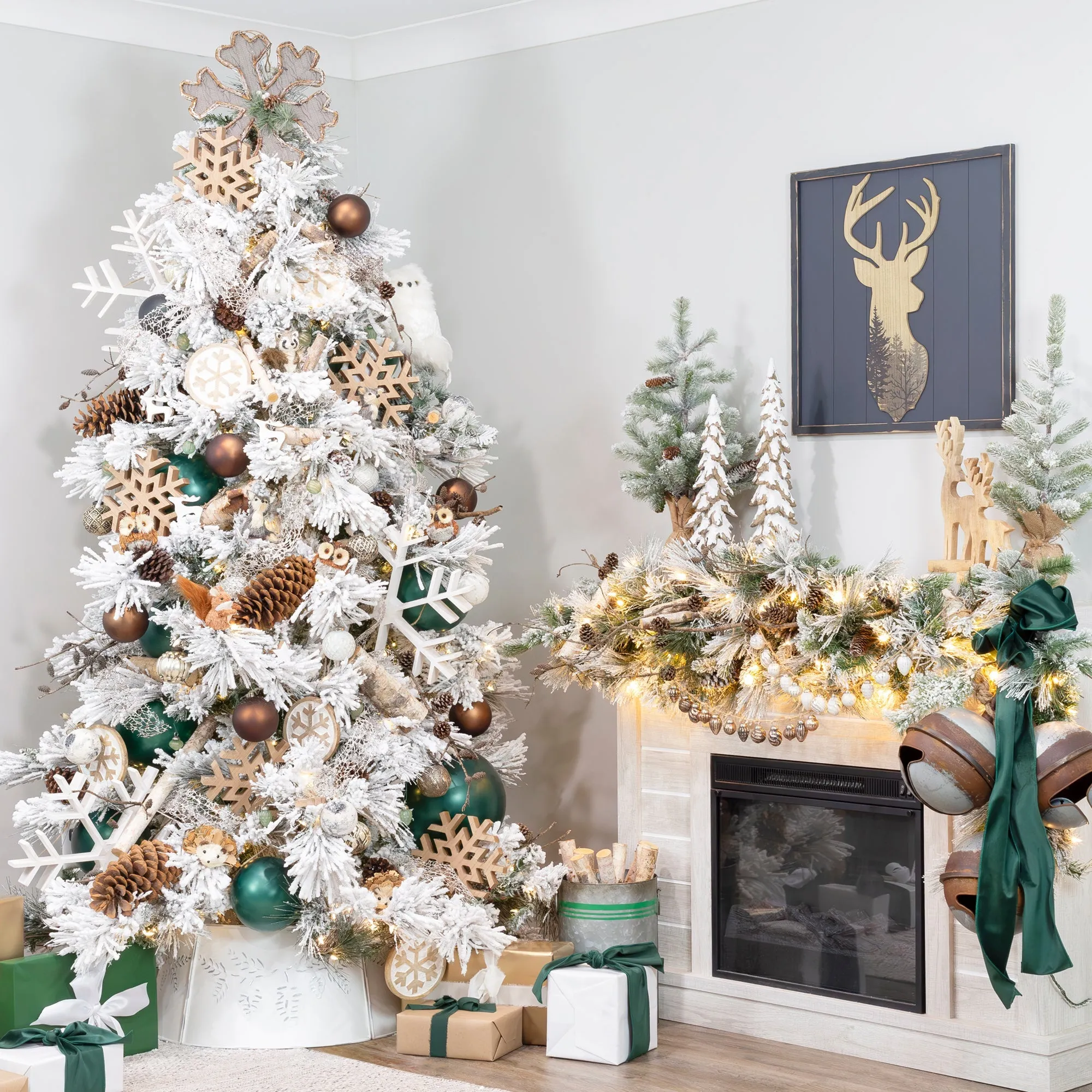 Colored Enamel Christmas Ornaments (12-Pack)