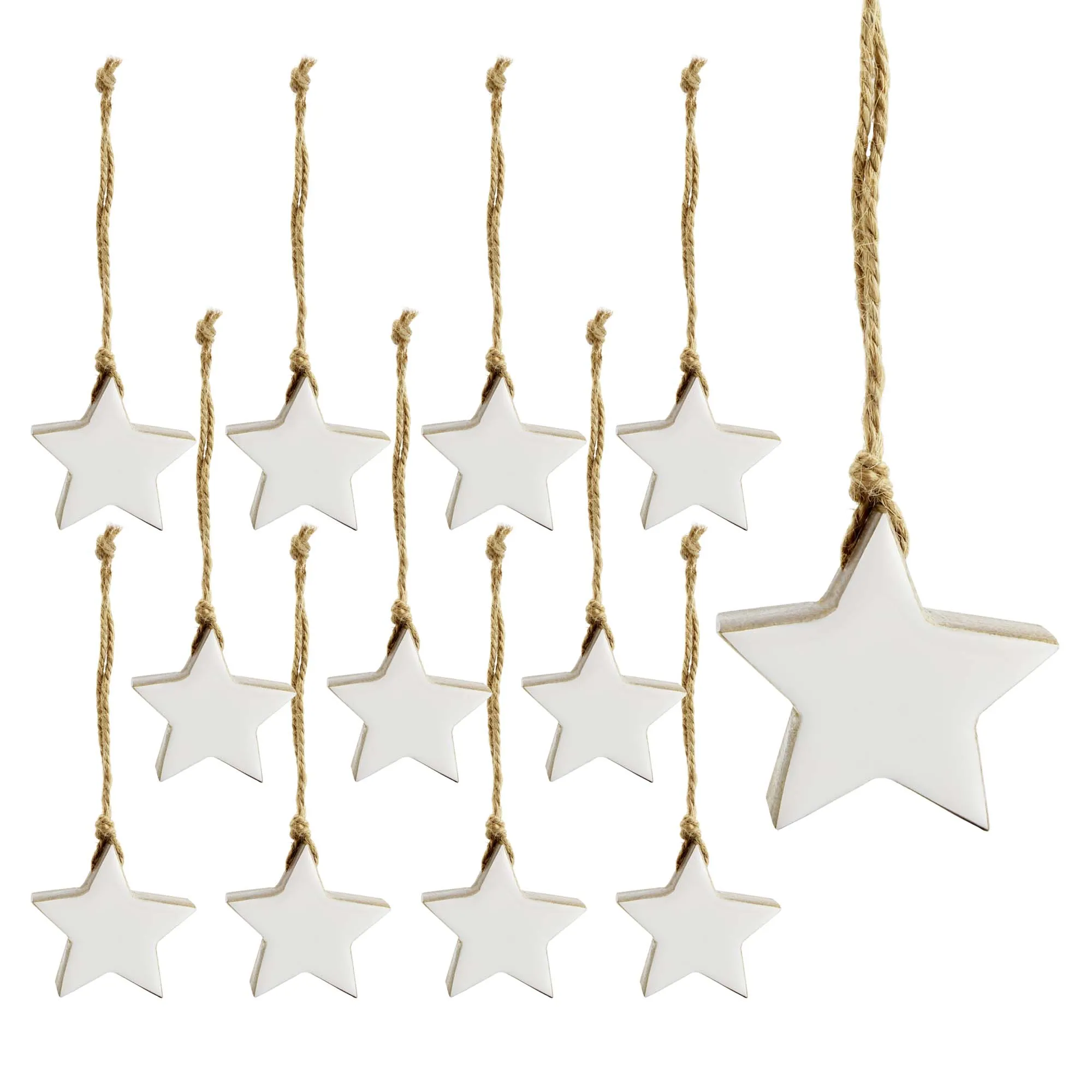 Colored Enamel Christmas Ornaments (12-Pack)