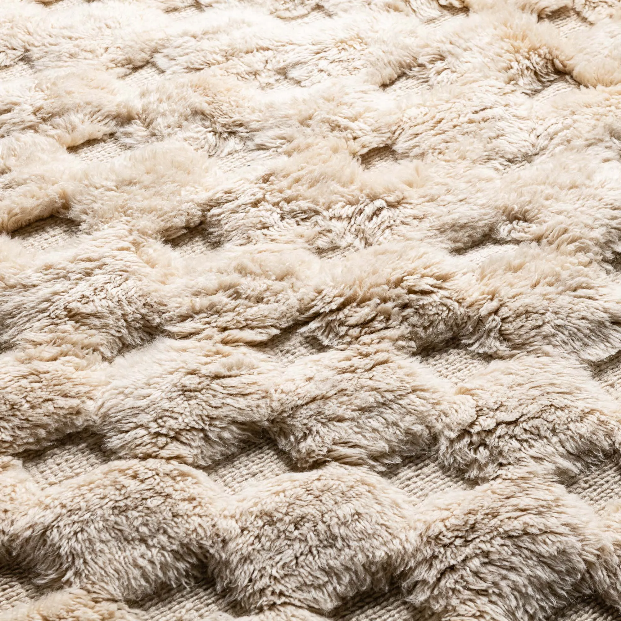 Coral Bloom Comfort Round - Luxury Shag Moroccan Rug