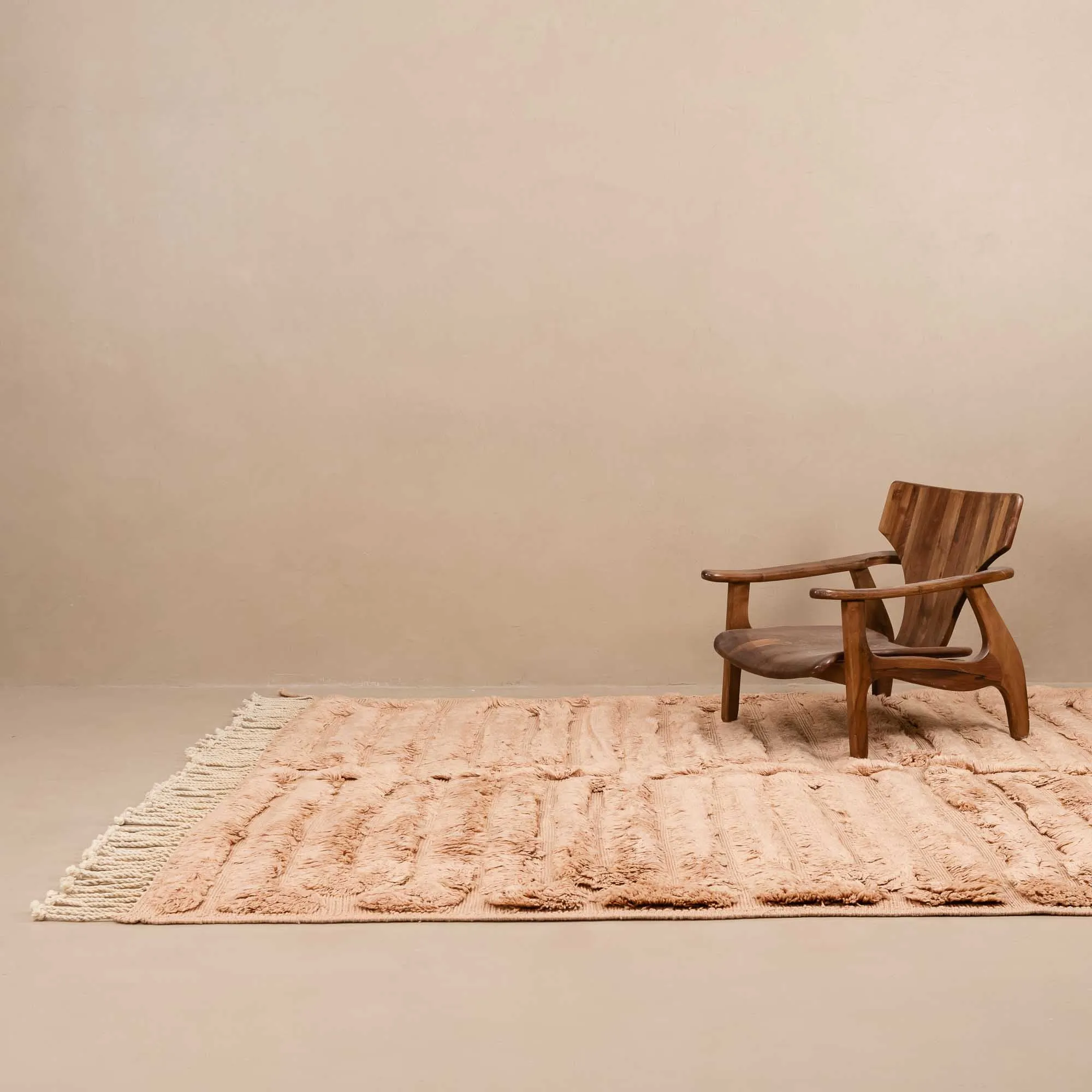 Coral Delight - Luxury Shag Moroccan Rug