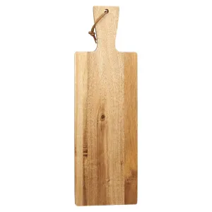 (D) Acacia Wooden Boards Vintage Hand Made Cutting Bread Boards Kitchen Utensils