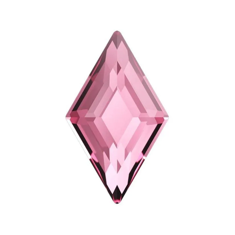 DIAMOND FLAT BACK - LIGHT ROSE