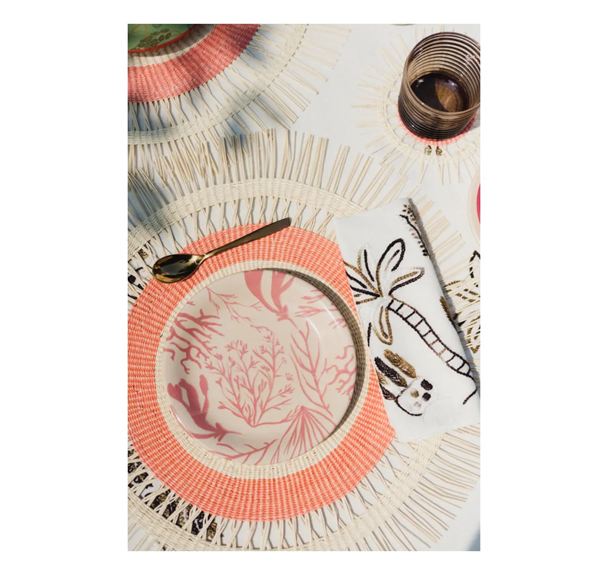 Dinner Plate “Corales de la Isla” (Set of 4)