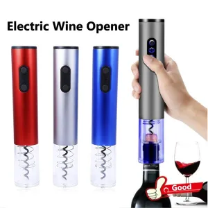 Electric Automatic Wine Stopper Opener Corkscrew with Foil Cutter