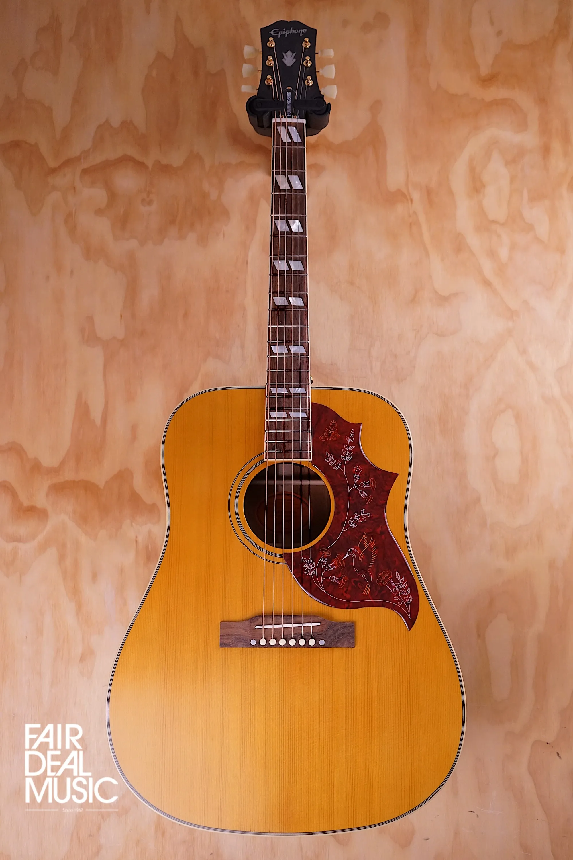 Epiphone Hummingbird in Natural, USED