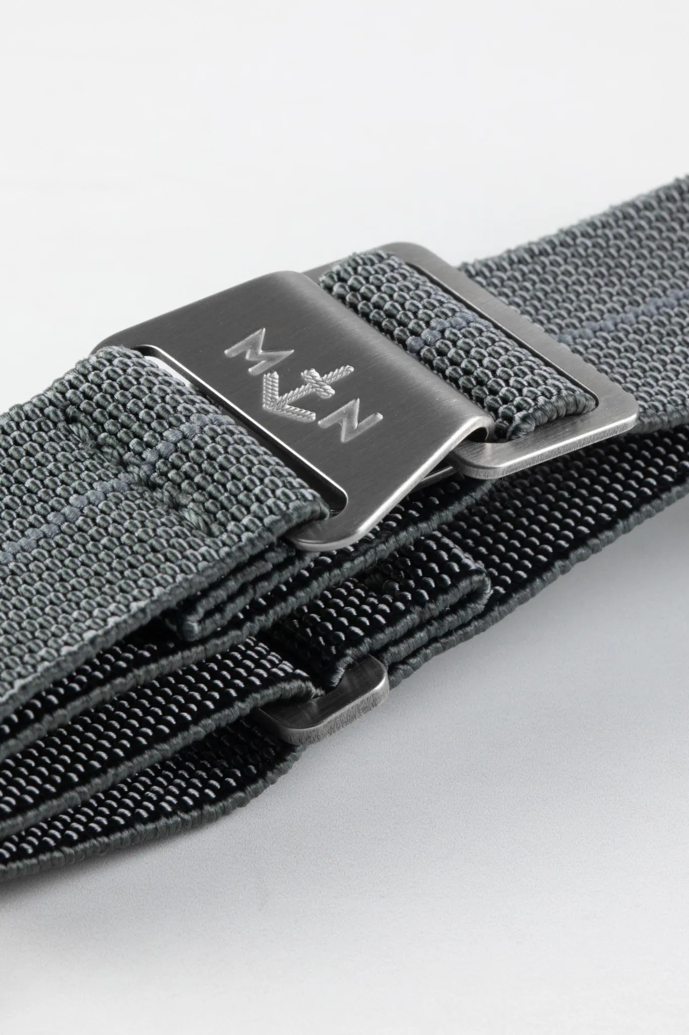 Erika's Originals MIRAGE MN™ Strap in TWO-TONE GREY - BRUSHED Hardware