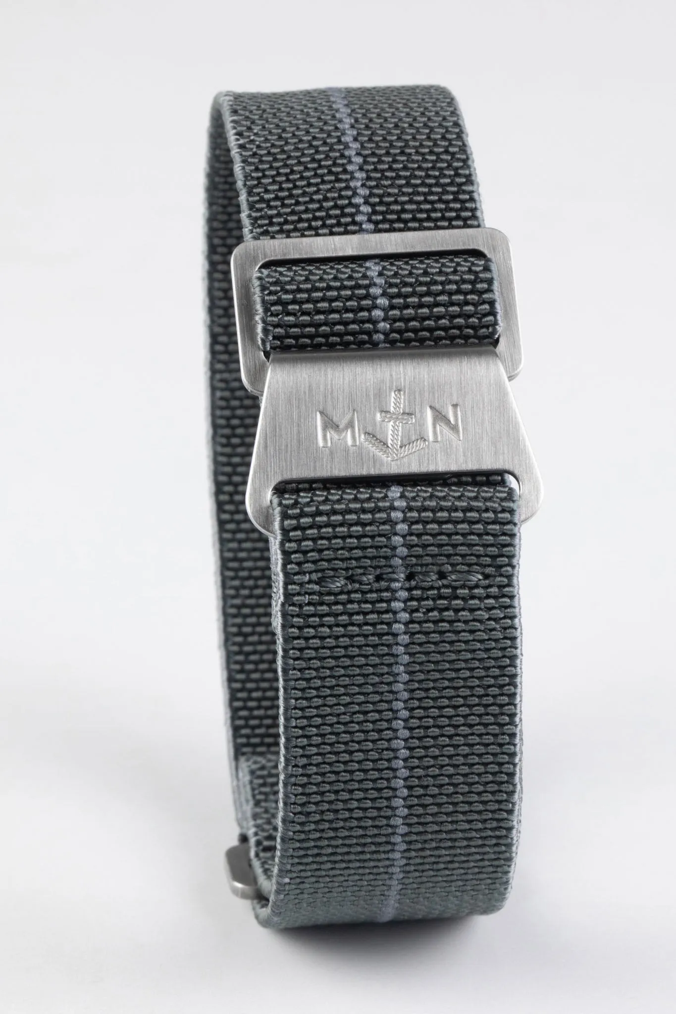 Erika's Originals MIRAGE MN™ Strap in TWO-TONE GREY - BRUSHED Hardware