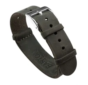 Espresso Brown Leather NATO® style Watch Band (24mm SALE)