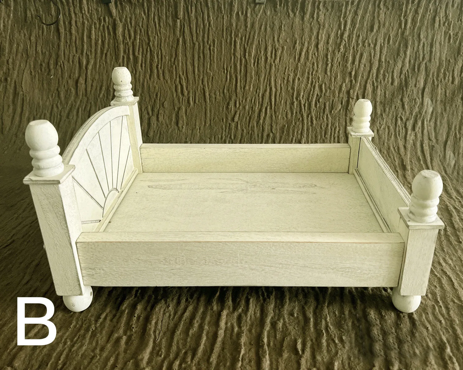 Esthero Nouveau-né Vintage Mignon Arche Lit en Bois Props Photographie SYPJ7-2