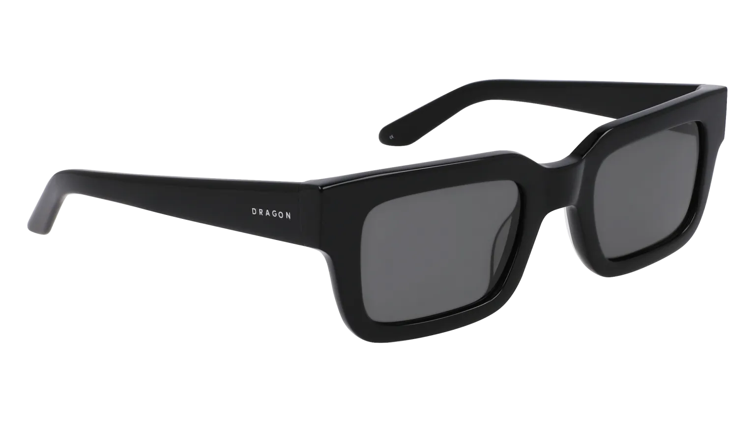 EZRA - Shiny Black with Polarized Lumalens Smoke Lens