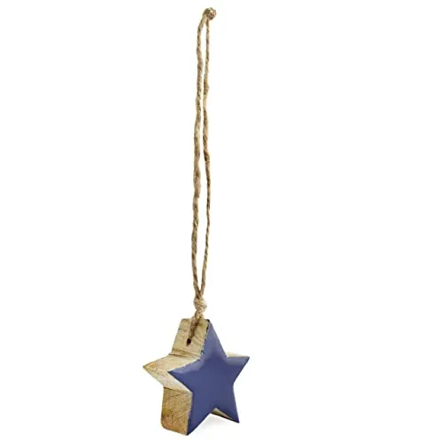 Farmhouse Star Ornaments (Blue, Case of 720)