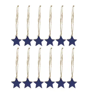 Farmhouse Star Ornaments (Blue, Case of 720)