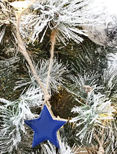 Farmhouse Star Ornaments (Blue, Case of 720)