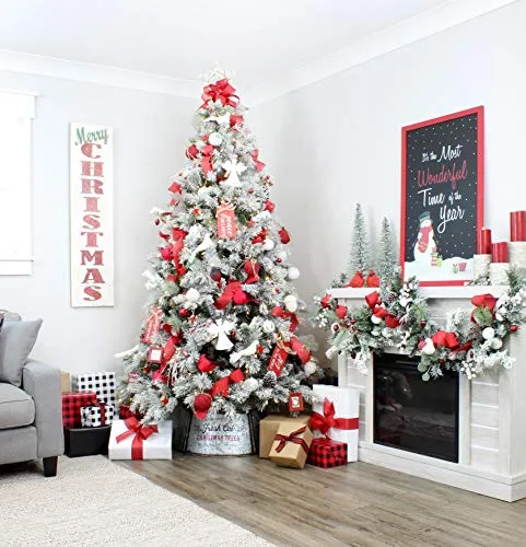 Farmhouse Star Ornaments (Red, Case of 720)