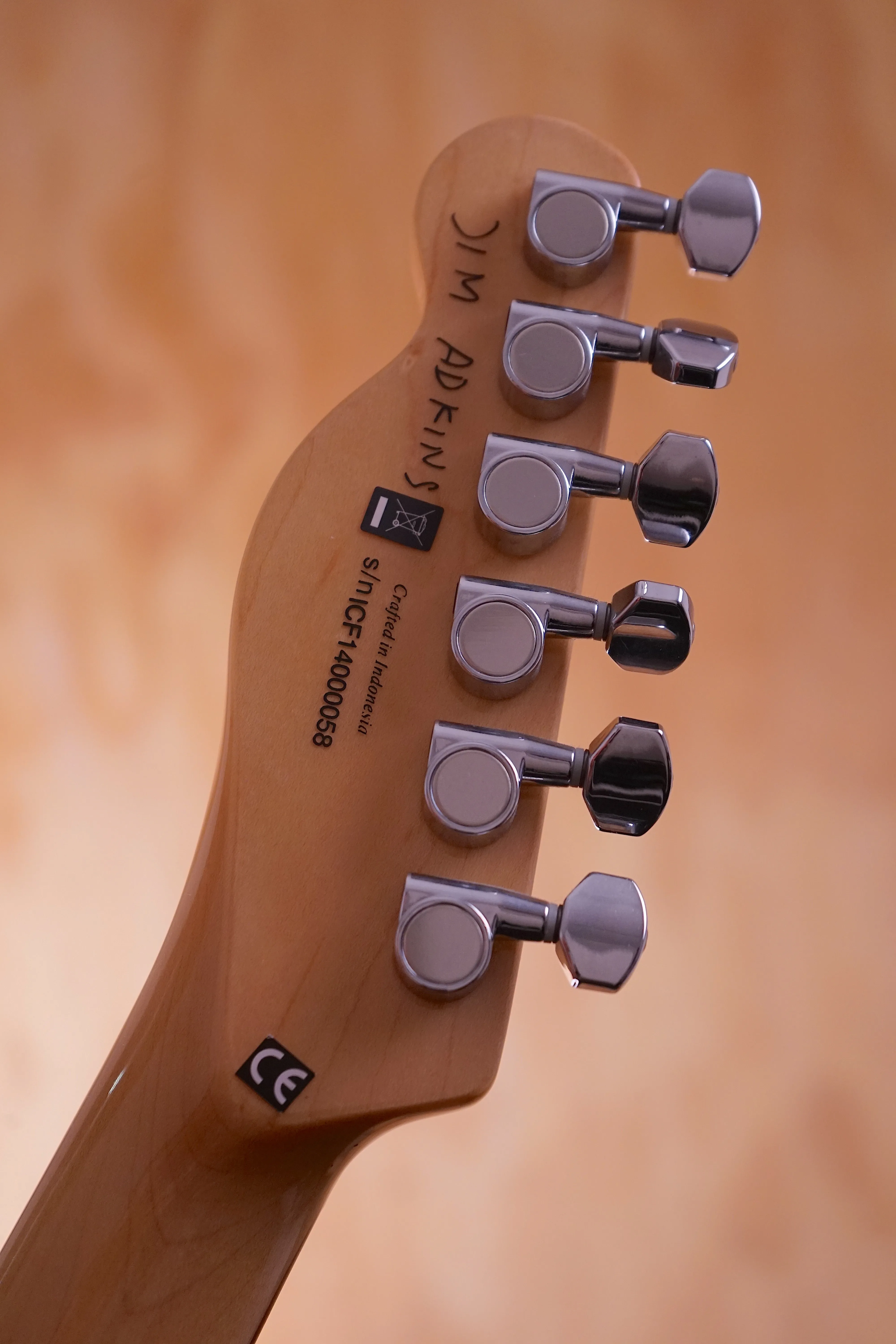 Fender Jim Adkins JA-90 Telecaster Thinline in Natural, USED