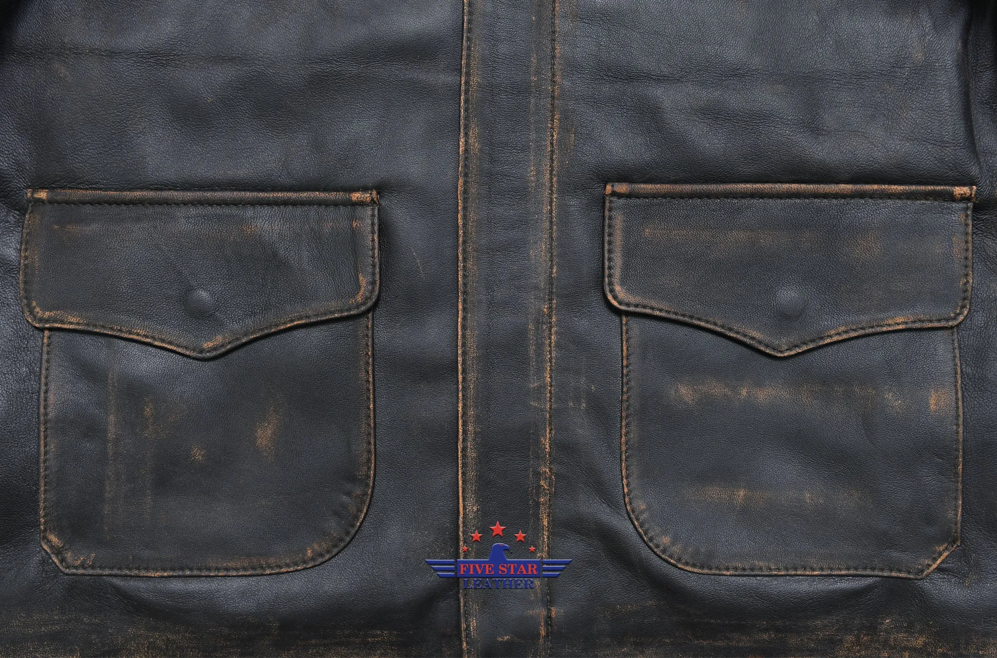 FiveStar Leather Men Holy Grail Hunter Jacket
