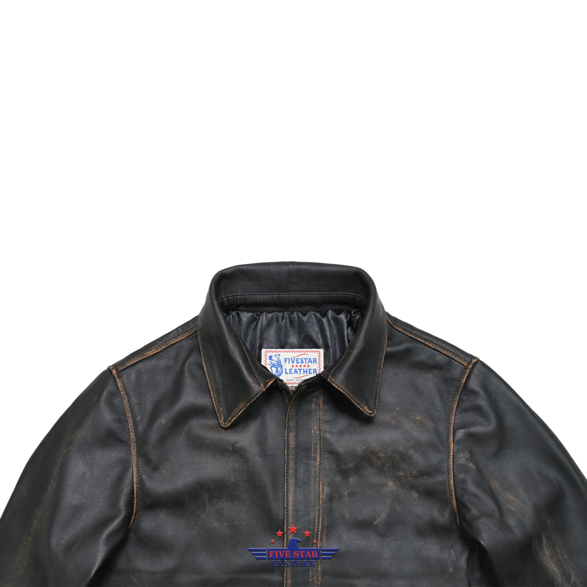 FiveStar Leather Men Holy Grail Hunter Jacket