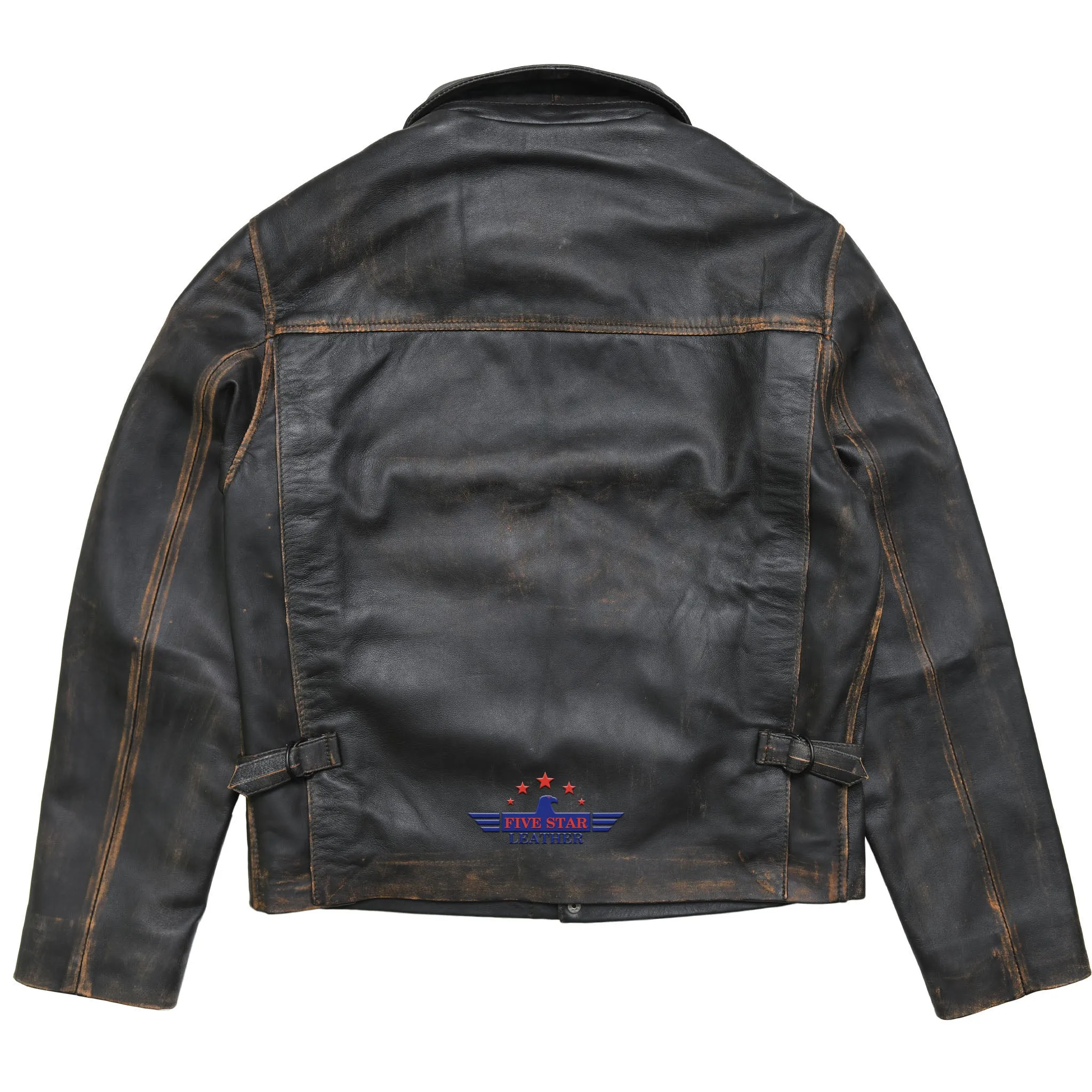 FiveStar Leather Men Holy Grail Hunter Jacket
