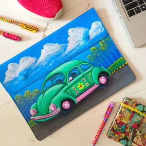 Foxy Hand Painted Macbook Sleeve