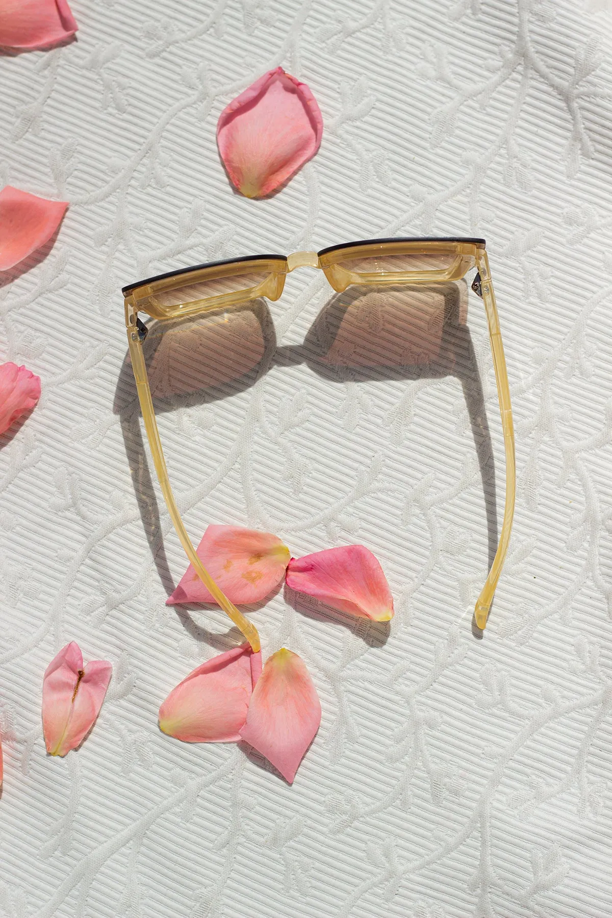 Front Lens Glitter Butterfly Sunglasses