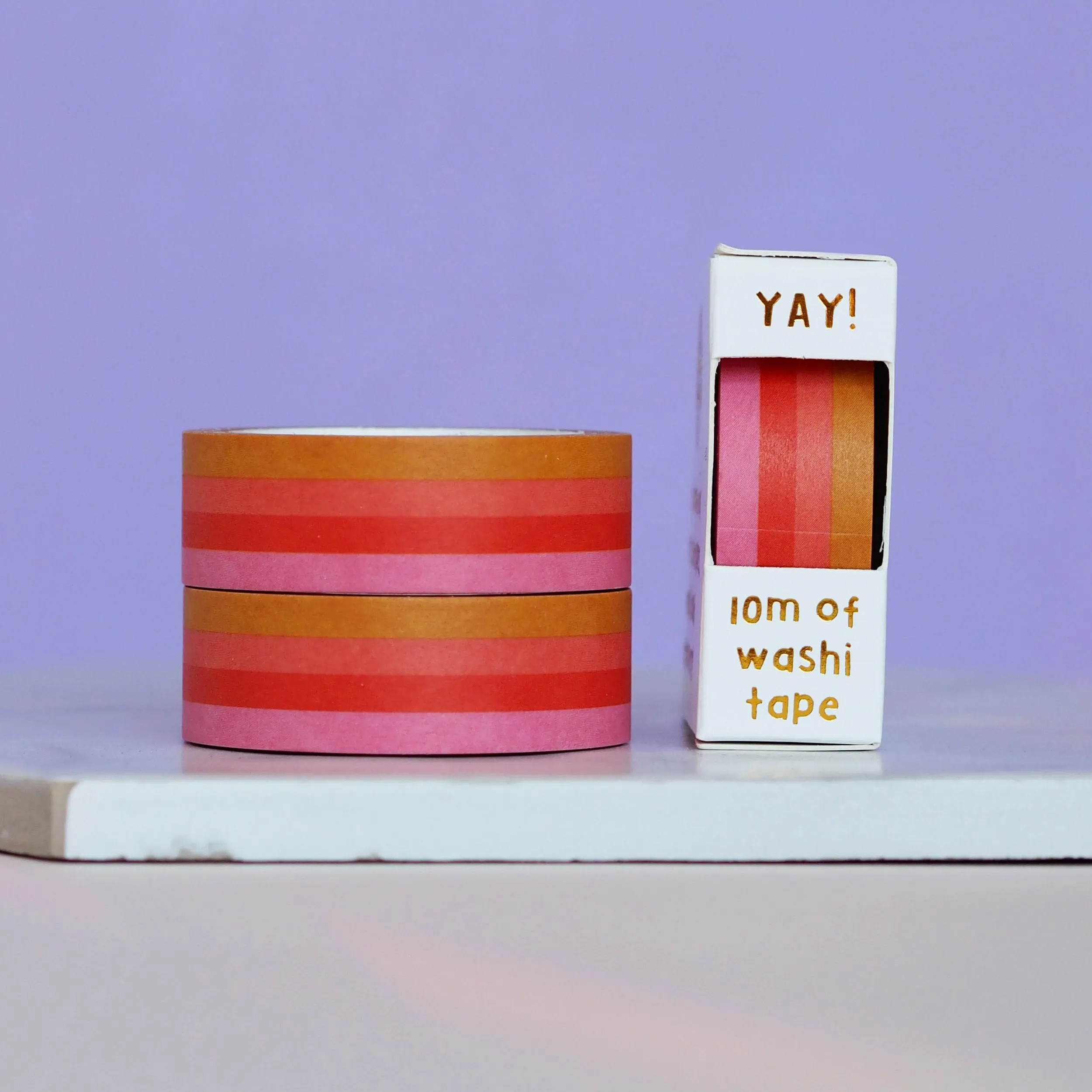 Fruit Salad Stripes Washi Tape