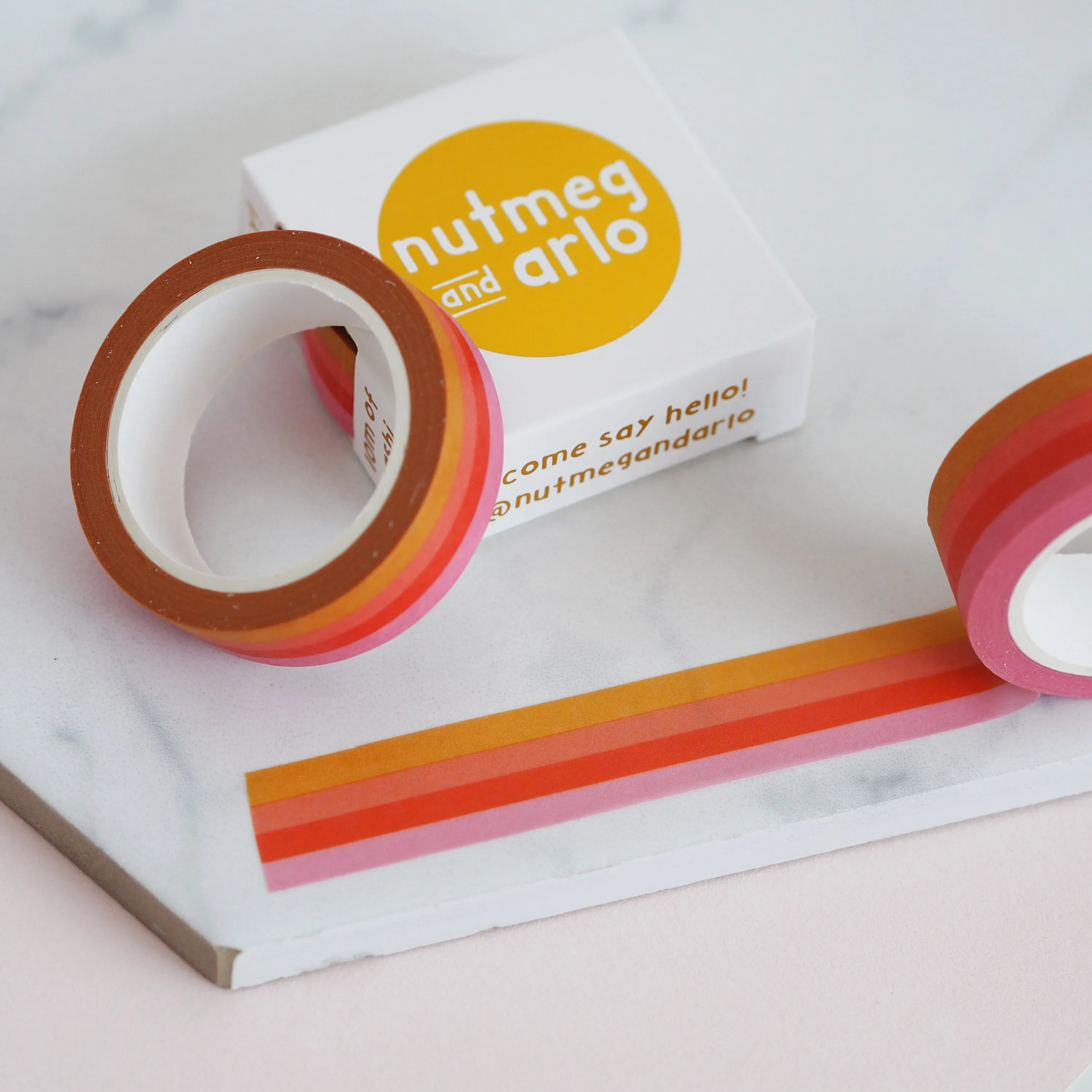 Fruit Salad Stripes Washi Tape