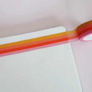 Fruit Salad Stripes Washi Tape