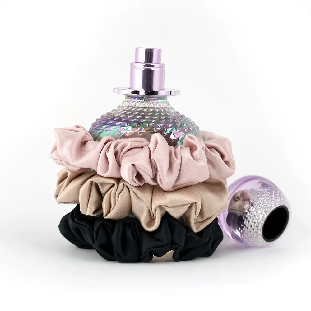 GH Pure Silk Scrunchies - Mulberry 100% Silk 6A Grade 22mm - Classy Set
