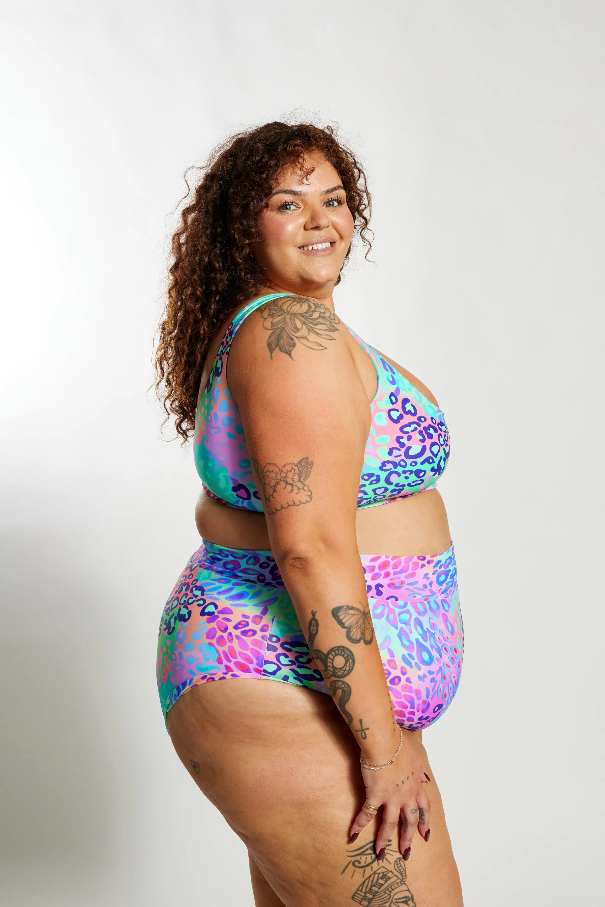 Ginger Bikini Bottom Curve - Shimmer