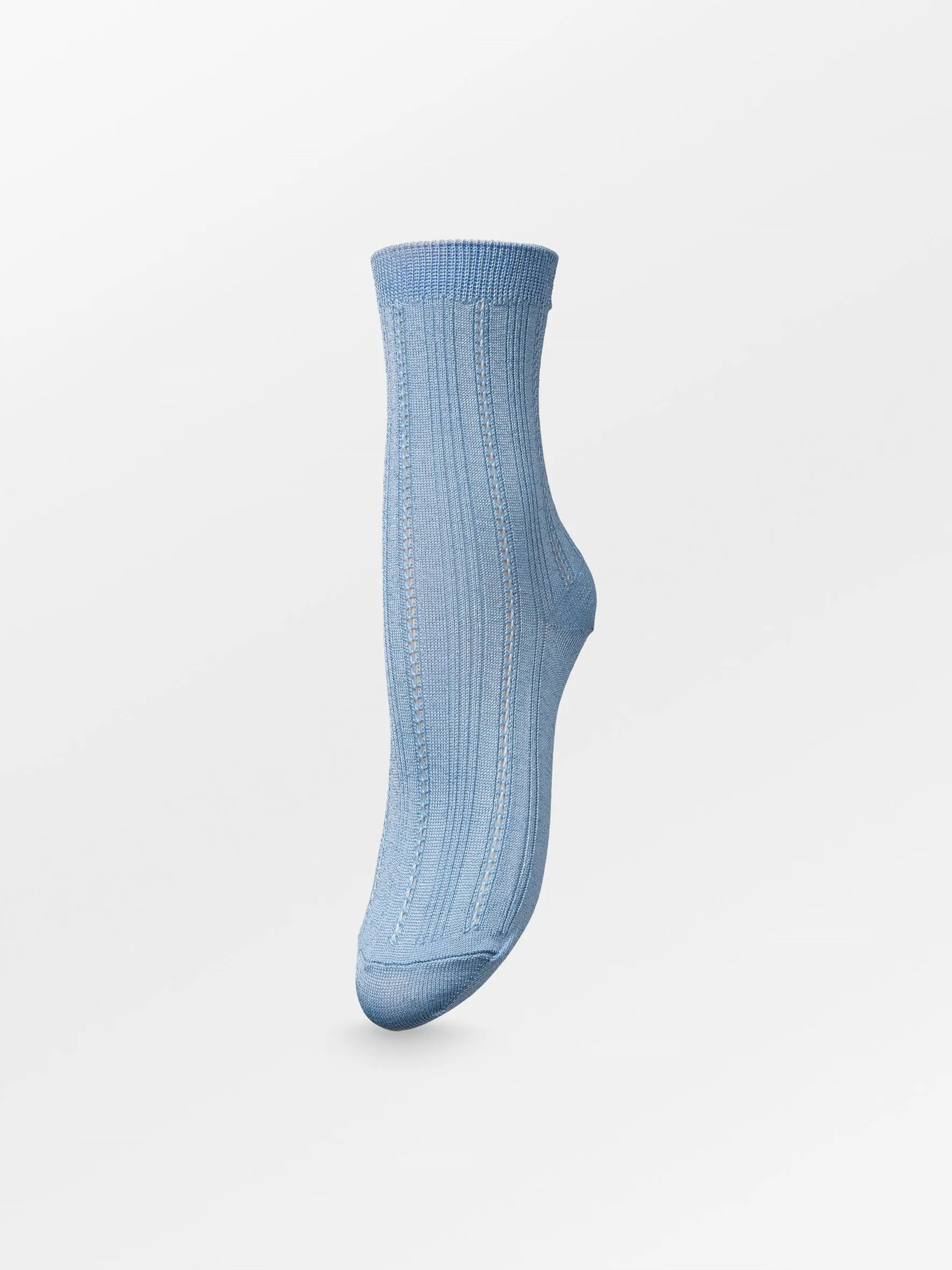 Glitter Drake Sock - Light Blue