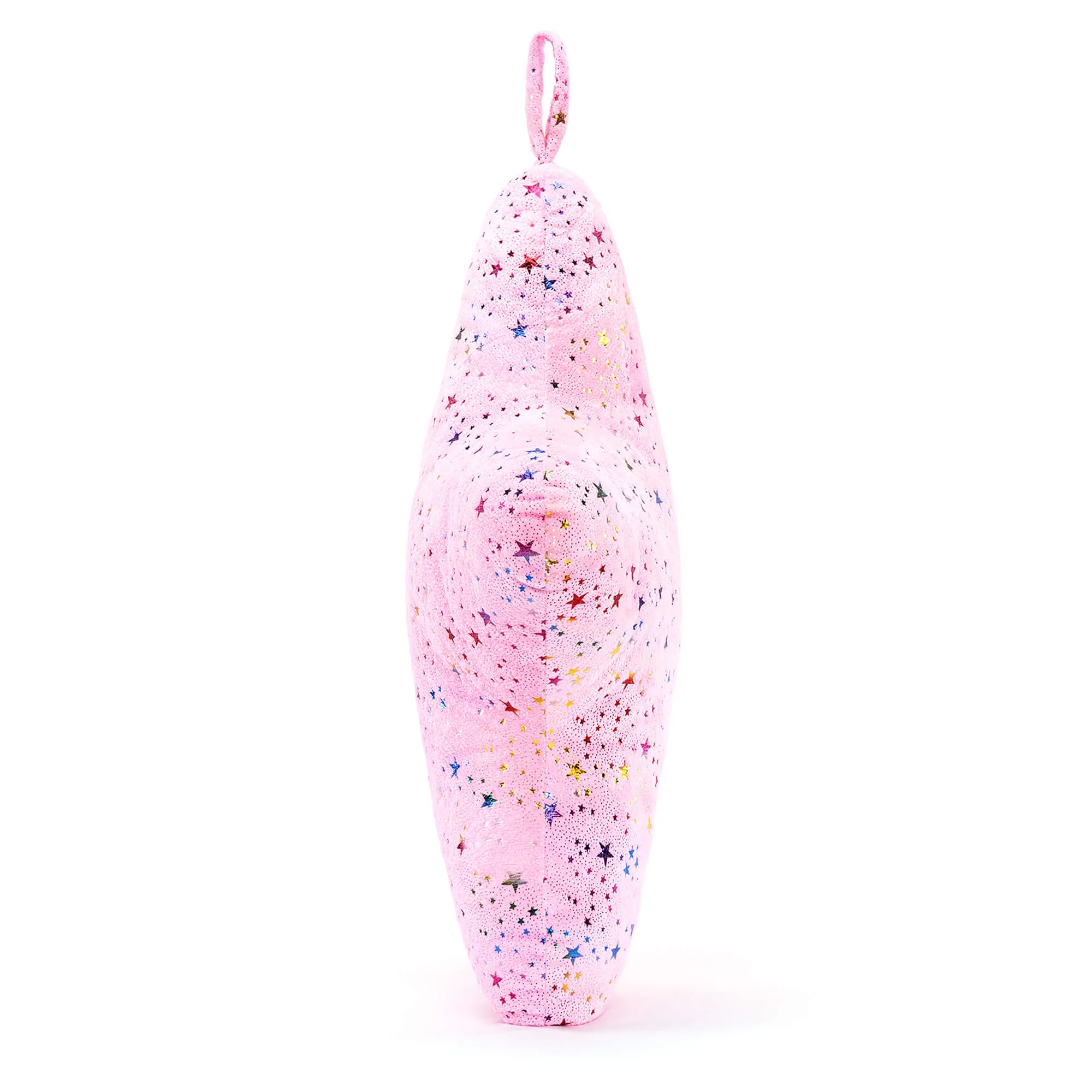 Gloveleya 20-inch Plush Fashion Pillow Ironing Colorful Stars Pillows Star Shaped Light Pink