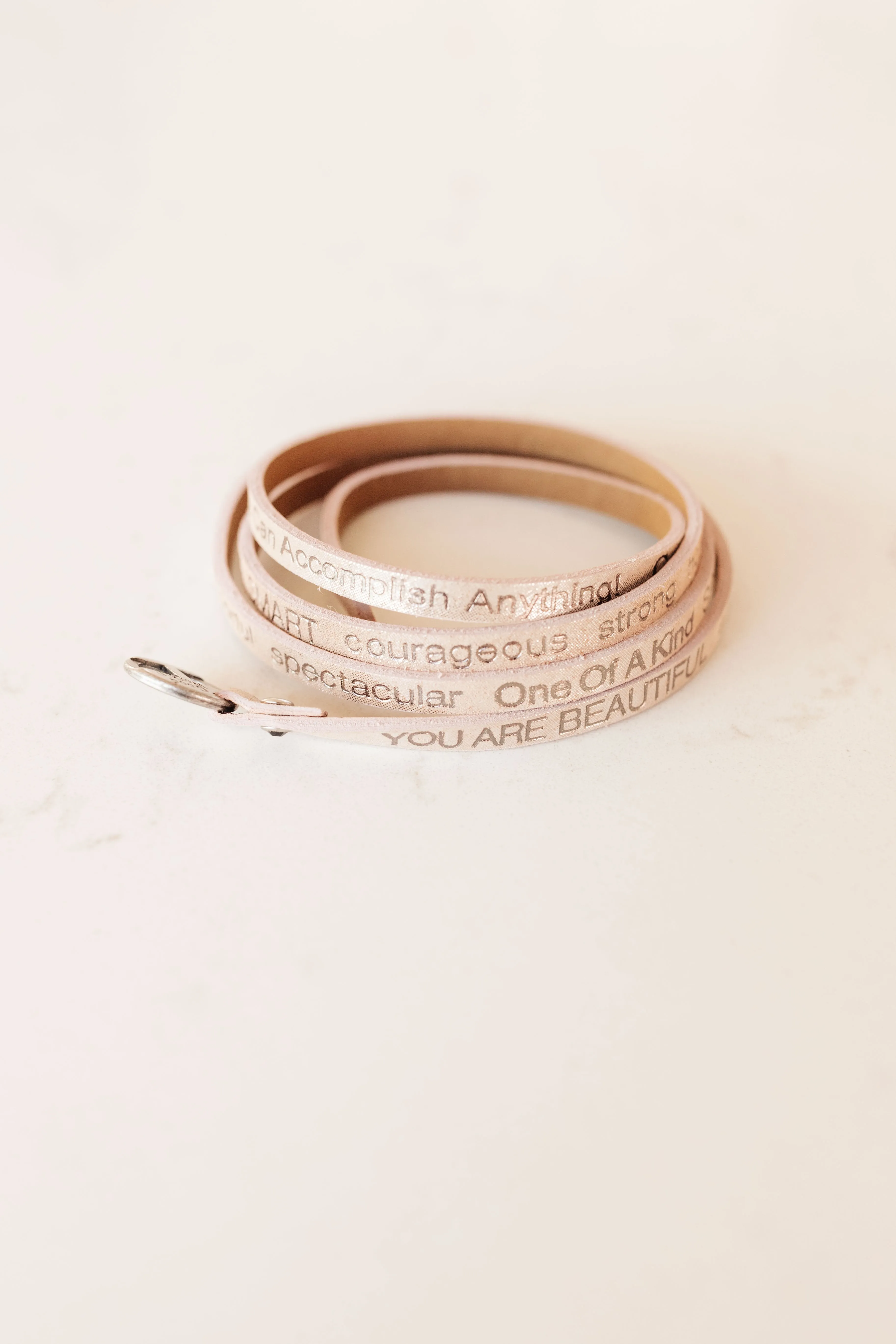Good Work(s) You Are Beautiful Wrap Around Bracelet