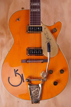 Gretsch Chet Atkins G6121-1955 Solid Body in Orange Natural, (Used Comm)