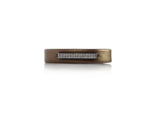 Gunmetal Micro Pave SZ Bar Bracelet