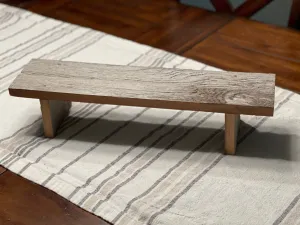 Hand Crafted Barn Wood Riser (#2)