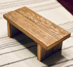 Hand Crafted Barn Wood Riser (4)