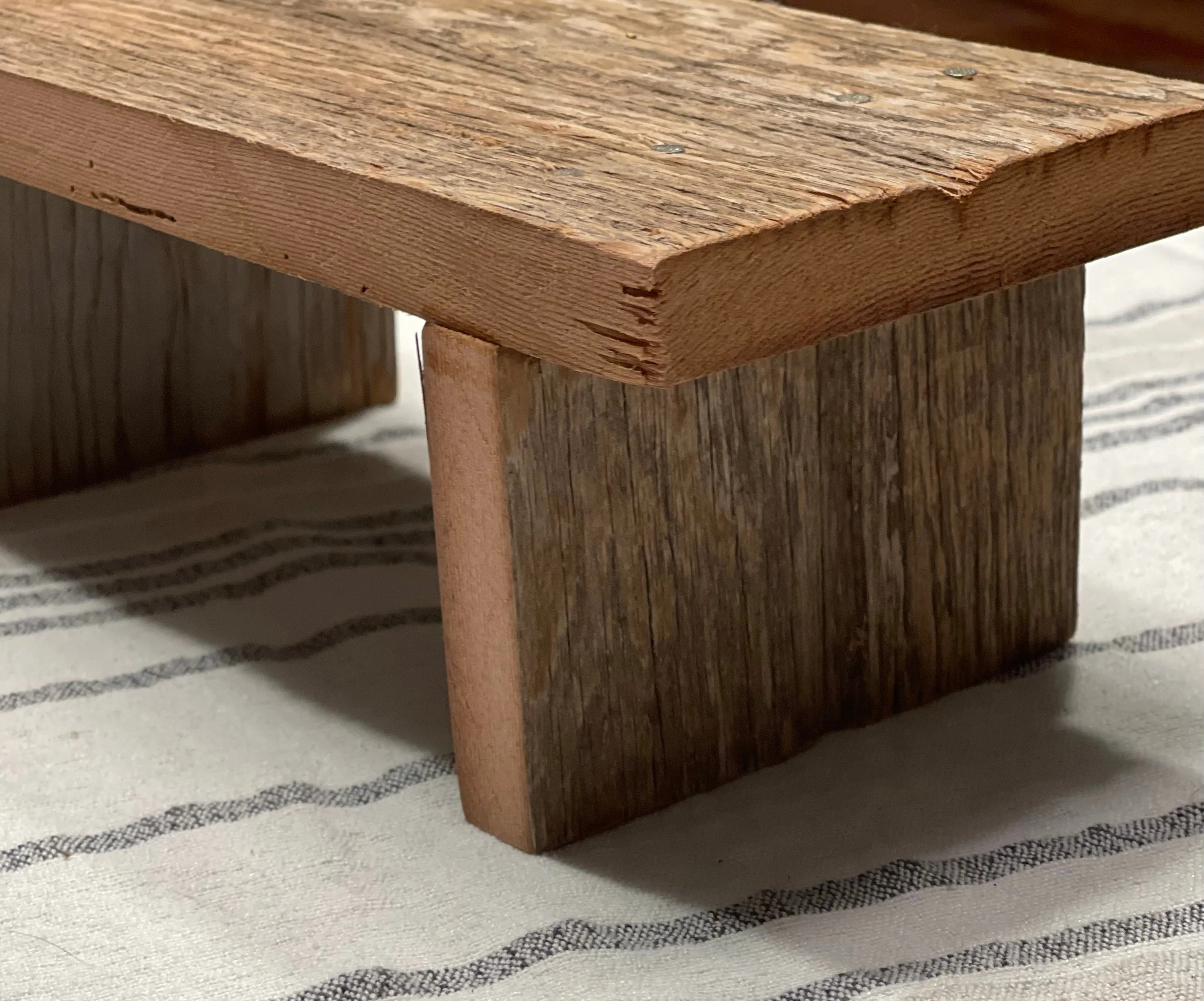 Hand Crafted Barn Wood Riser (4)