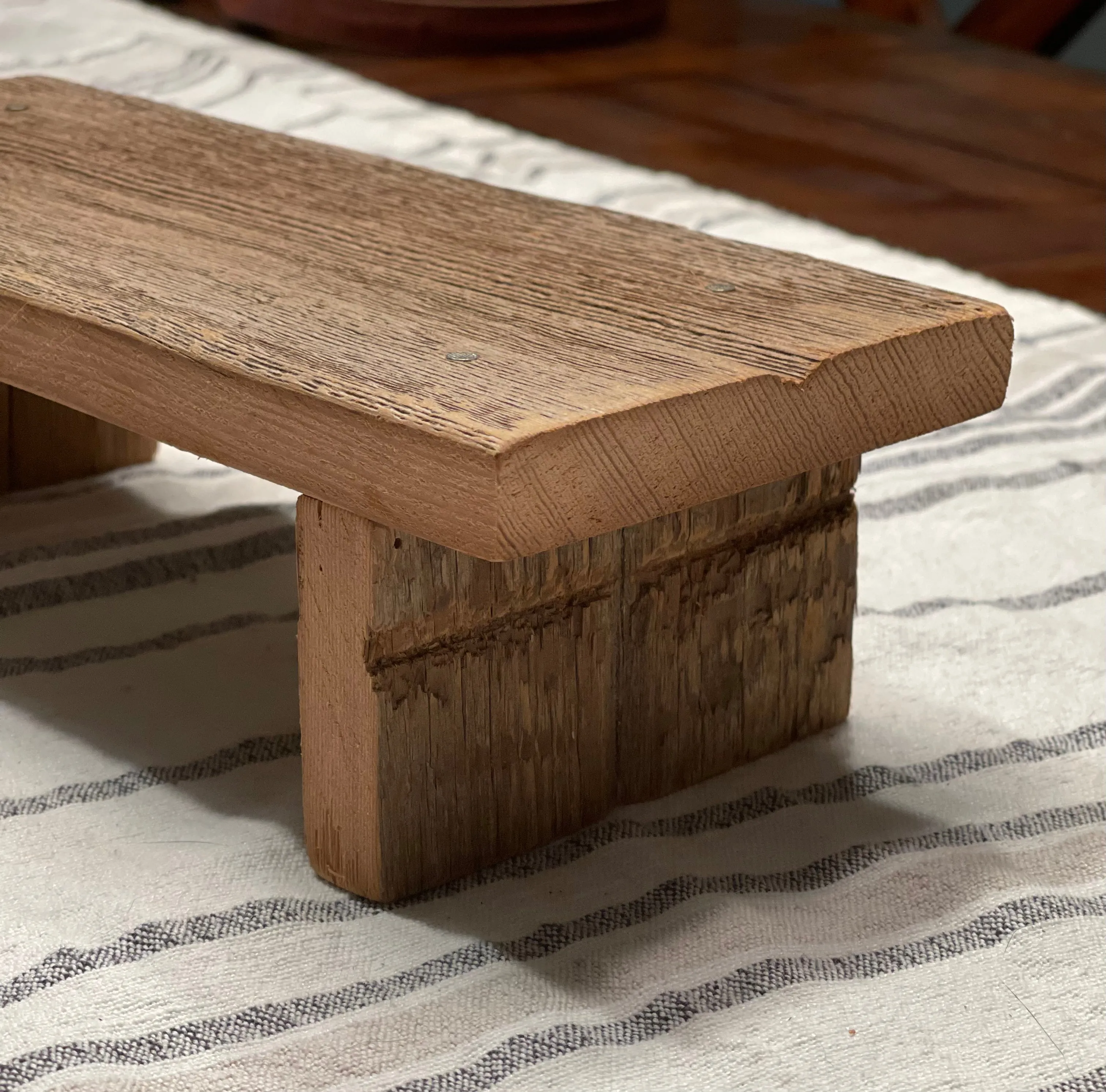 Hand Crafted Barn Wood Riser (6)
