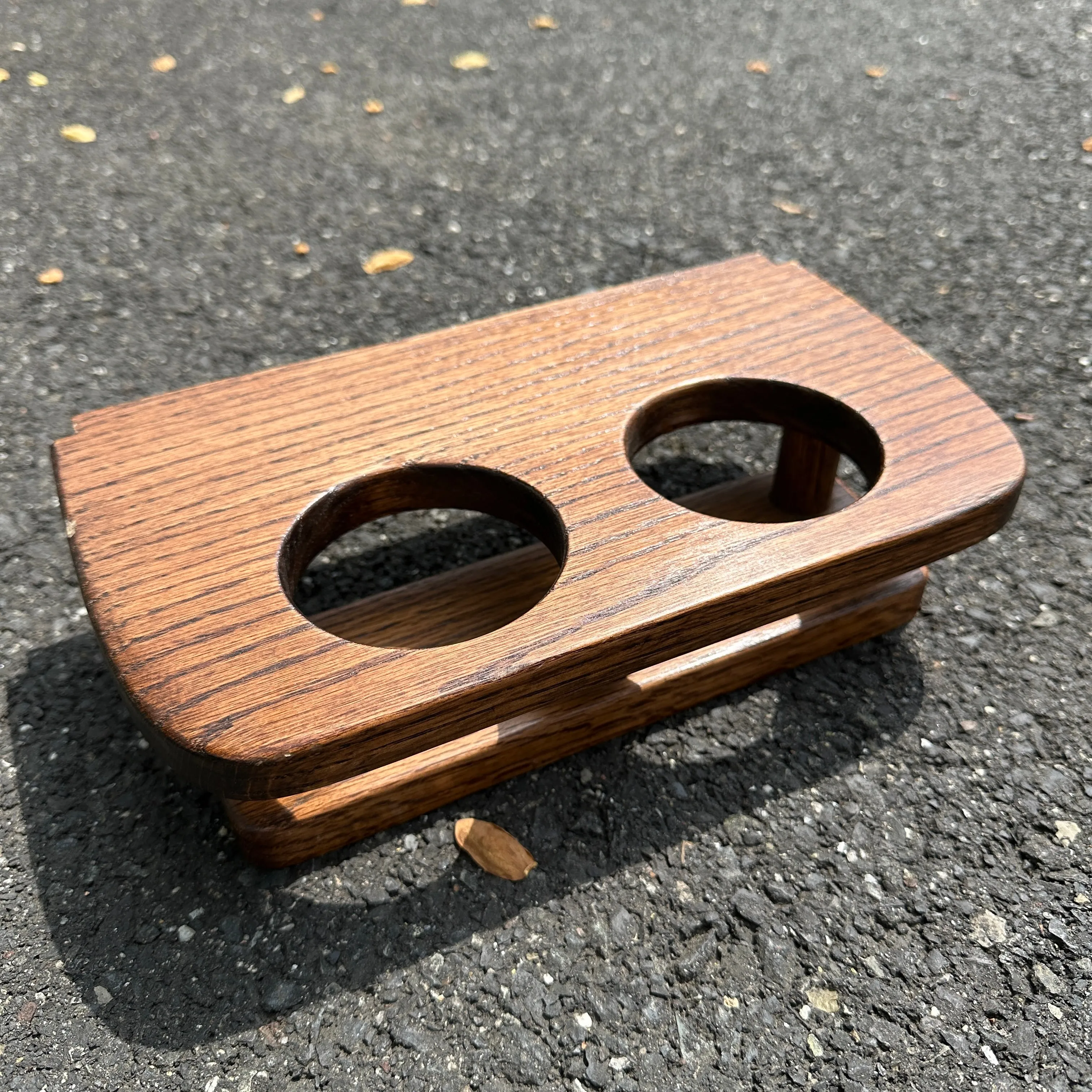 Handmade Red Oak Cupholder 83-95/96 GVan