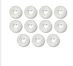 Happy Planner Rainbow Glitter Plastic Disc Set