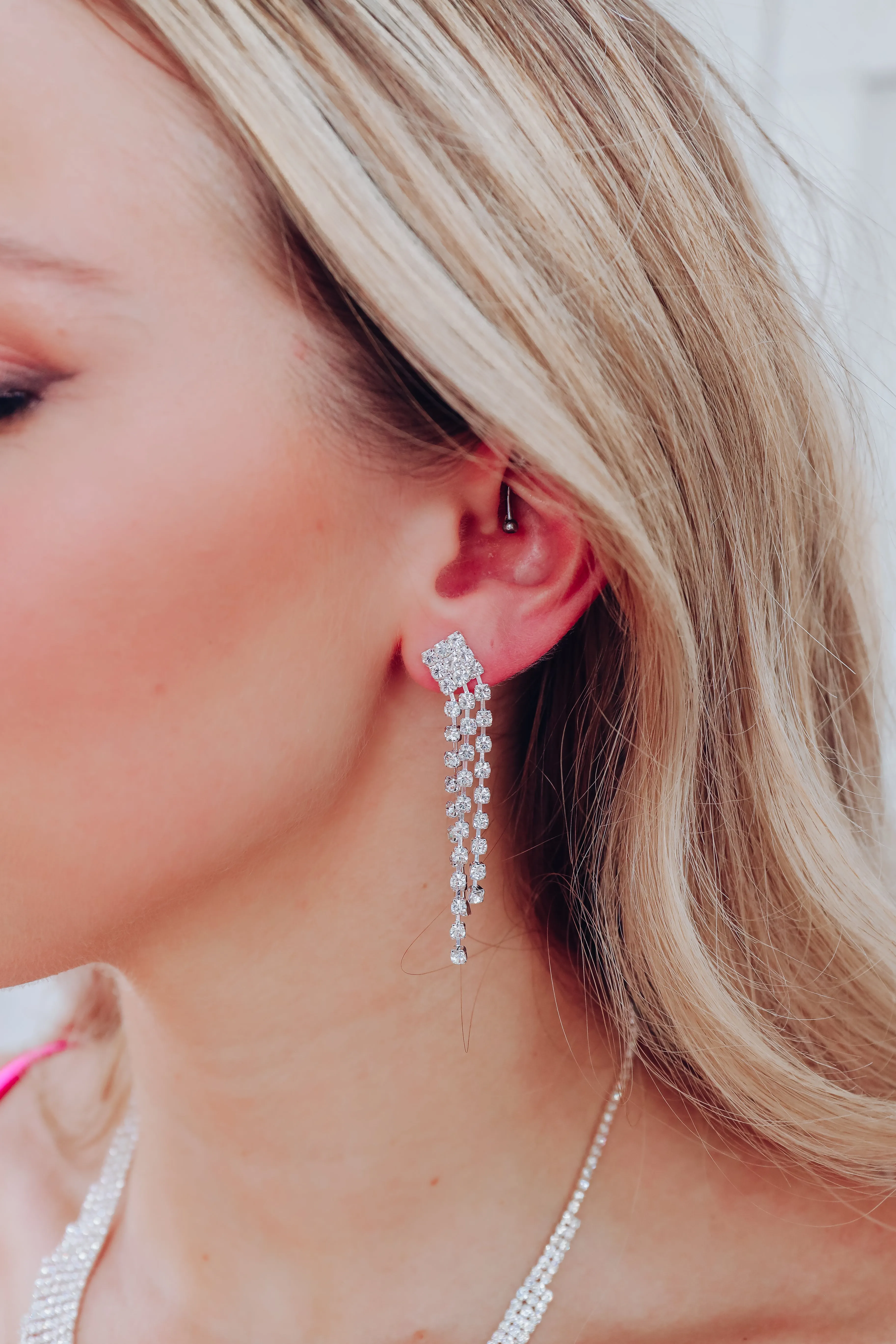 Harrell Necklace and Earring Set - Silver